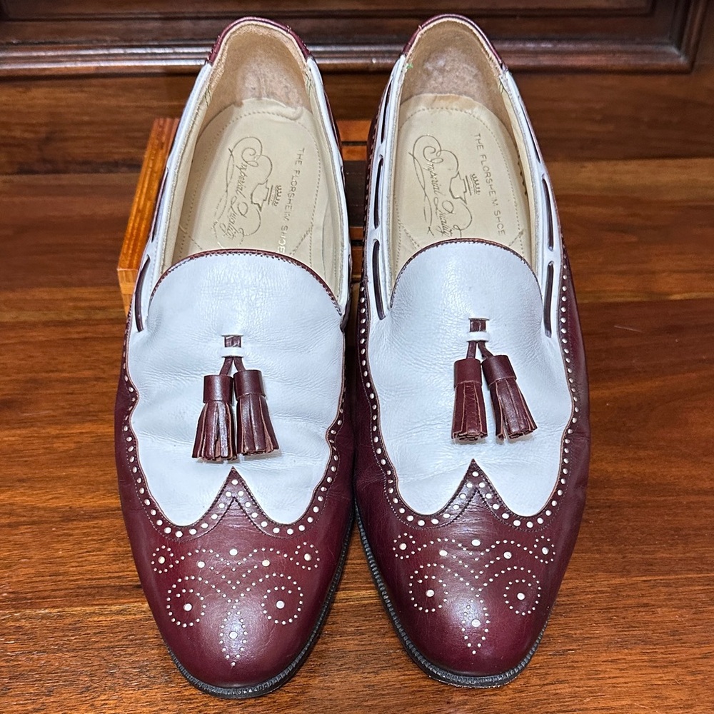 Vintage Men’s Florsheim Imperial Leather Loafer ~ 8.5